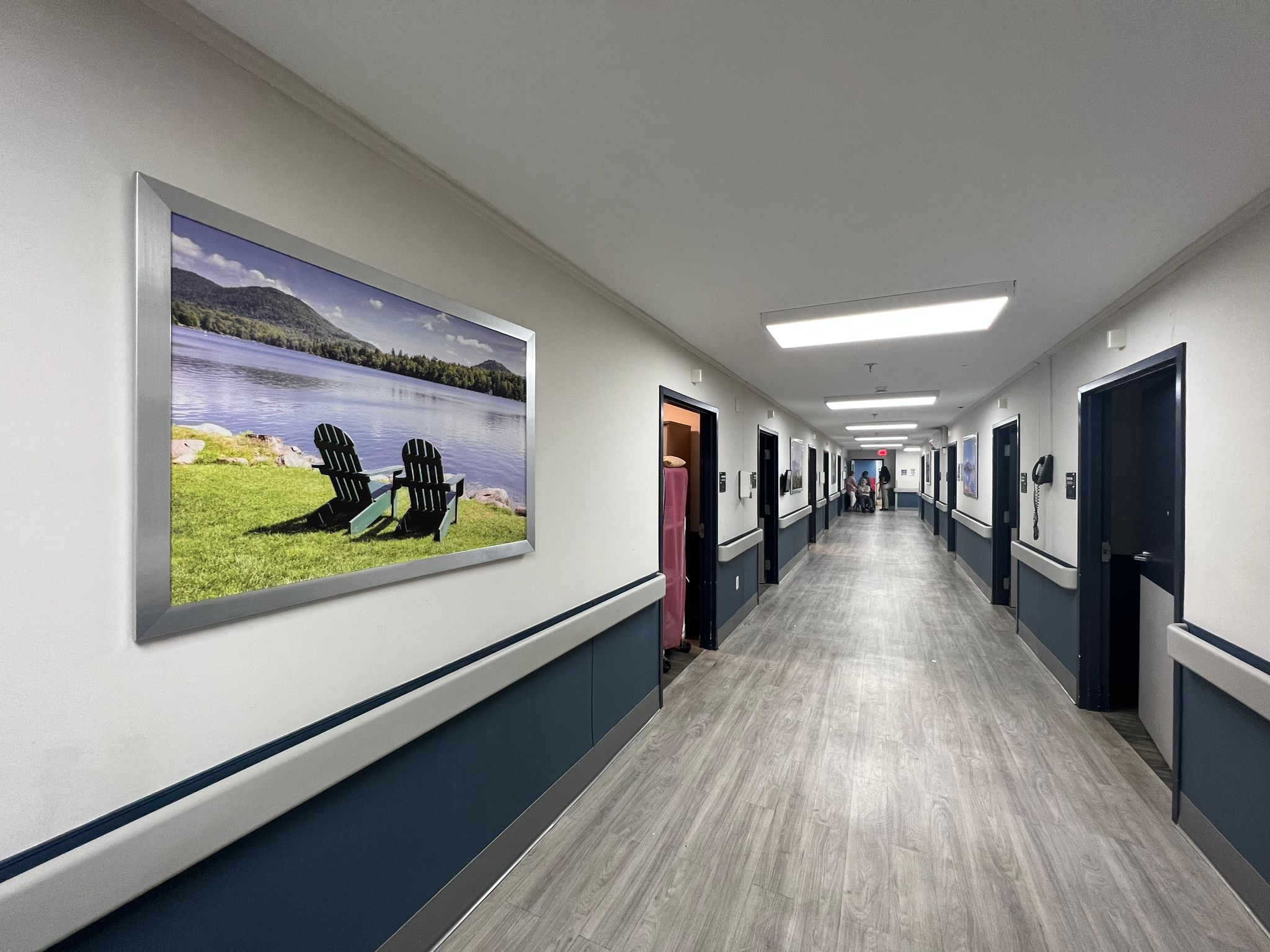 Laurel Park main hallway